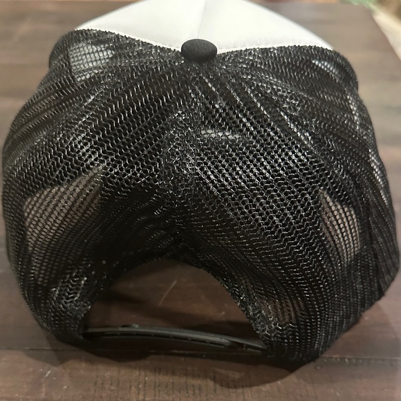Kind of Feral Black and White Trucker Hat